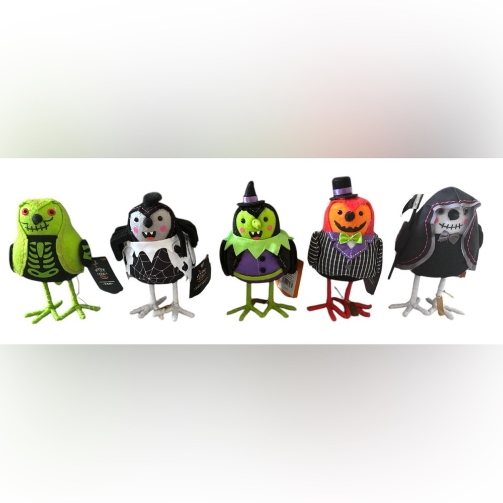 Featherly friends Halloween target birds bundle 5 total Hyde eek  NEW NWT 2024